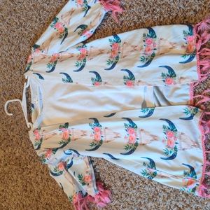 Kimono with tank top girls size 6